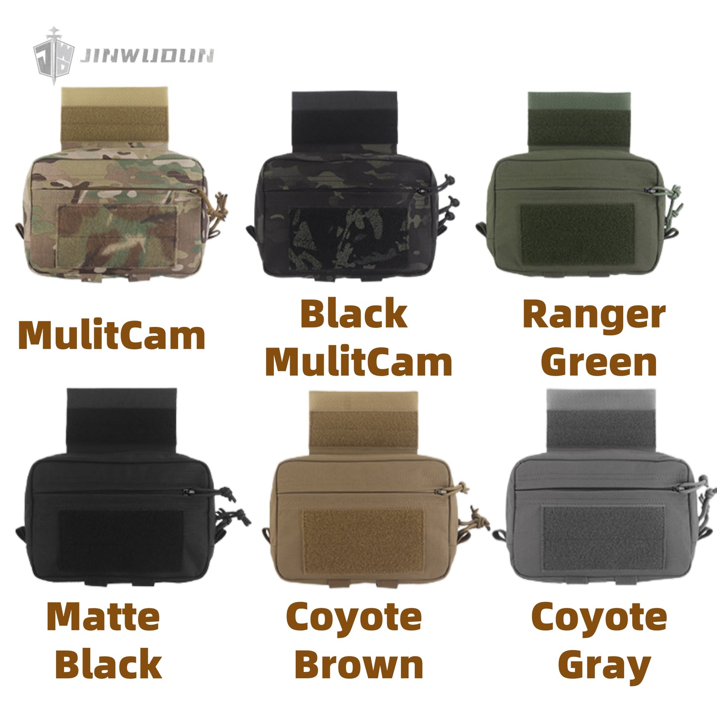 Tactical vest external expansion equipment storage bag R type GP lower auxiliary bag  Velcro