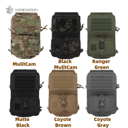 Scarab tactical backplate detachable multi-functional tactical vest storage expansion accessory bag