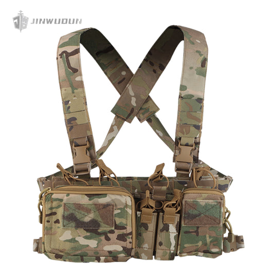 Bellyband Tactical Vest 242ACD comes with a quadruple 5.56 9MM multi-function storage accessory bag