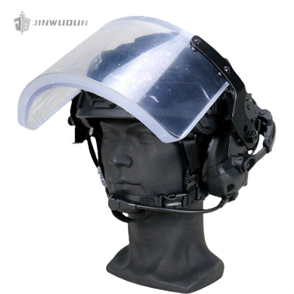 NIJ IIIA-wendy3.0 dedicated tactical bulletproof and riot control face shield
