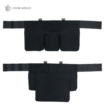 NIJ-IIIA bulletproof skirt armor tactical skirt armor laser cutting multifunctional MOLLE