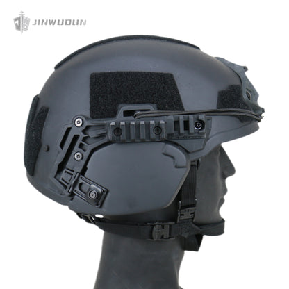 JWD-Bulletproof earmuffs Wendy helmet dedicated NIJ IIIA protective aramid material earmuffs