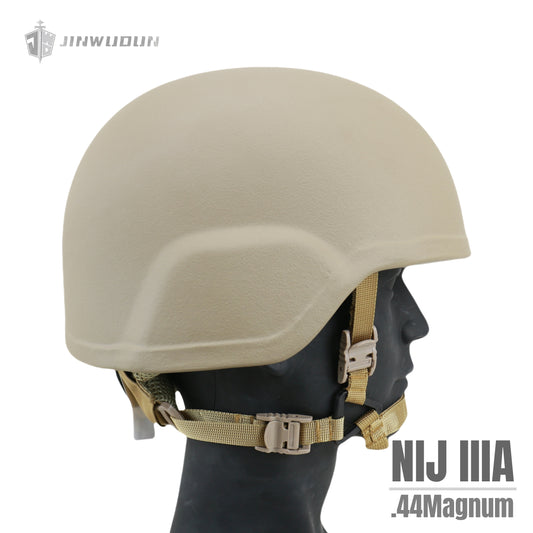 ACH MICH bulletproof helmet NIJ IIIA level ballistic protection-The non-perforated helmet body is stronger