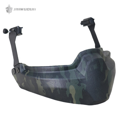 JWD-NIJ IIIA bulletproof jaw guard FAST helmet dedicated bulletproof mask can be removed