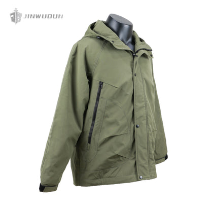 Puncture- and Cut-Resistant Jacket (About 3 lb). Outdoor, windproof, waterproof, and multi-purpose invisible cut-resistant clothing.