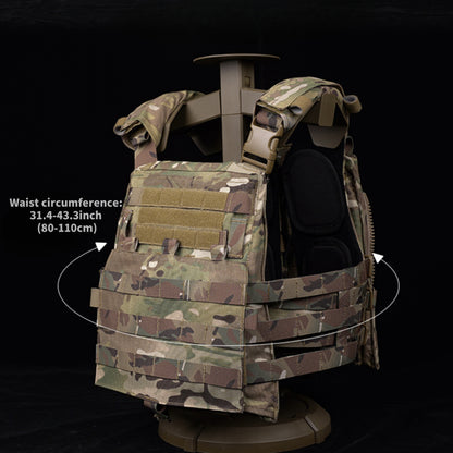 AVS tactical bulletproof vest, made of Cordura material, equipped with a quick-release system multifunctional vest