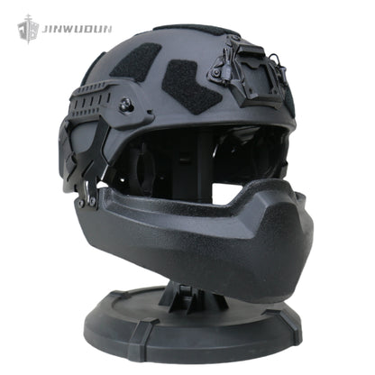 Level NIJ IIIA MICH helmet dedicated bulletproof jaw mask removable protective face mask