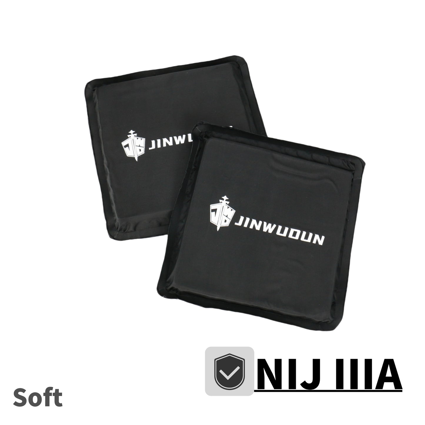 NIJ IIIA 6*6 inch waist armor plate UHMWPE Bulletproof Waist Plate – Soft, Lightweight