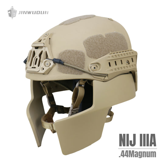 IIIA level AF split bulletproof helmet + bulletproof mask set aramid material