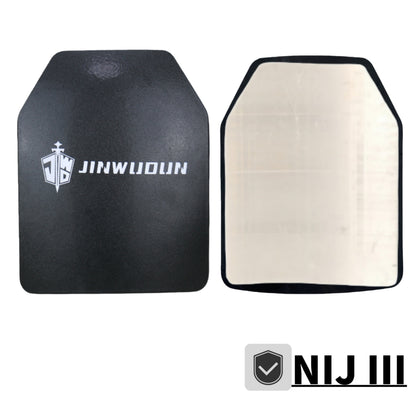 Level NIJ III ultra-light multi-curved bulletproof plate sprayed with polyurea process UHMWPE material about 2.57Ib
