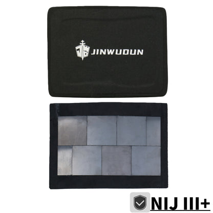 NIJ III+ 6" x 8" Bulletproof Plate Waist Ballistic Insert-Silicon Carbide Ceramics