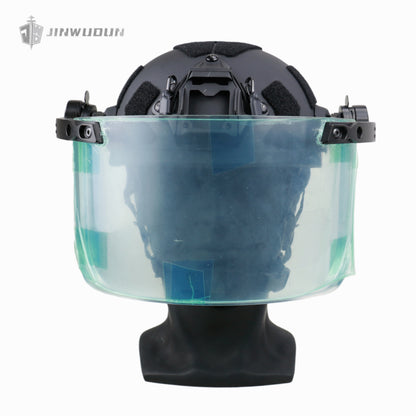 JWD-LEVEL NIJ IIIA Bulletproof Face Mask with One-Click Quick-Release Bracket - Universal Face Mask