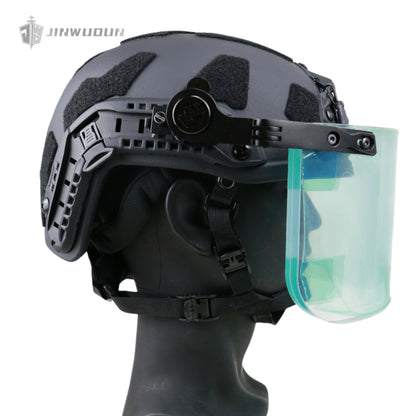 JWD-LEVEL NIJ IIIA Bulletproof Face Mask with One-Click Quick-Release Bracket - Universal Face Mask