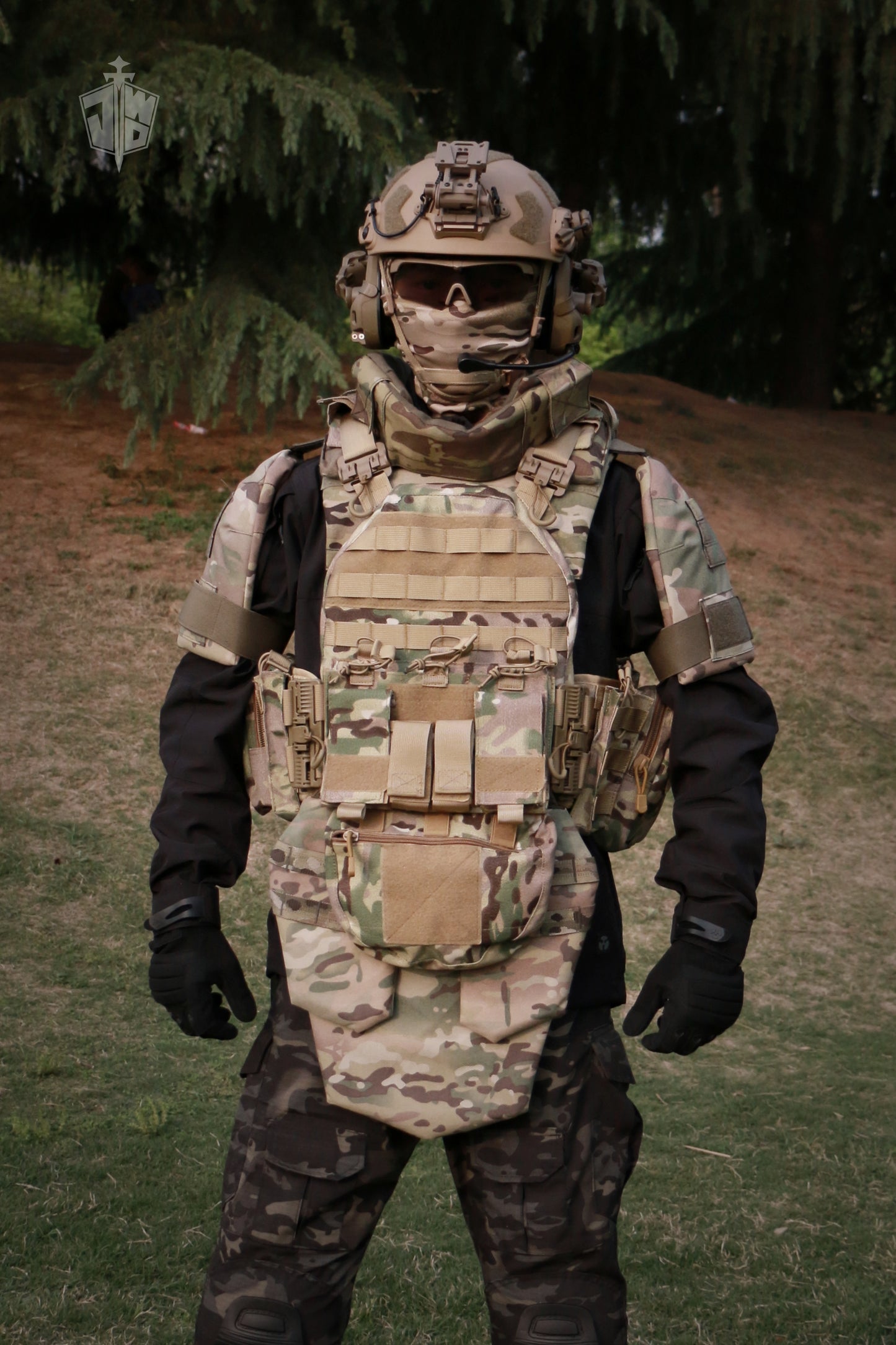 NIJ IV-All-round protection bulletproof vest/body armor, modular and detachable, equipped with quick release system