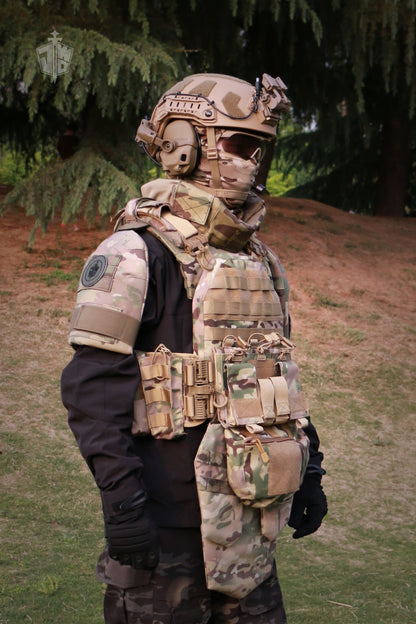 NIJ IV-All-round protection bulletproof vest/body armor, modular and detachable, equipped with quick release system