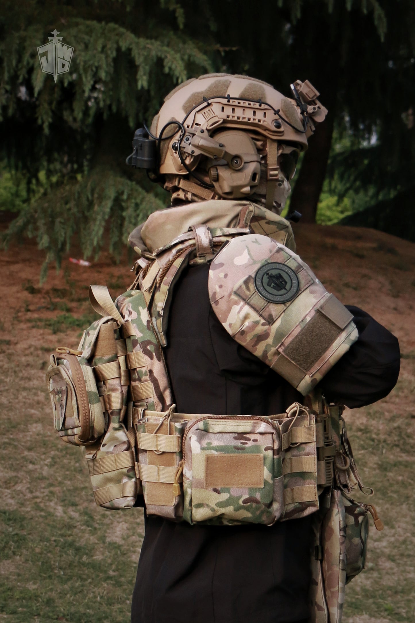 NIJ IV-All-round protection bulletproof vest/body armor, modular and detachable, equipped with quick release system