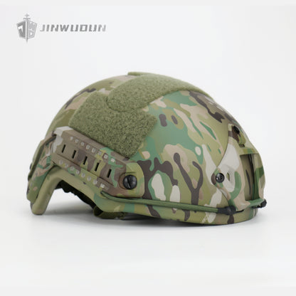 High cut Tactical Bulletproof Helmet MultiCam Color-US Standard Level IIIA+