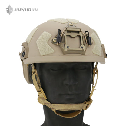 Level IIIA+ High Cut Bulletproof Helmet, 6-Piece Set，Tactical headsets, headlamps, goggles, etc.