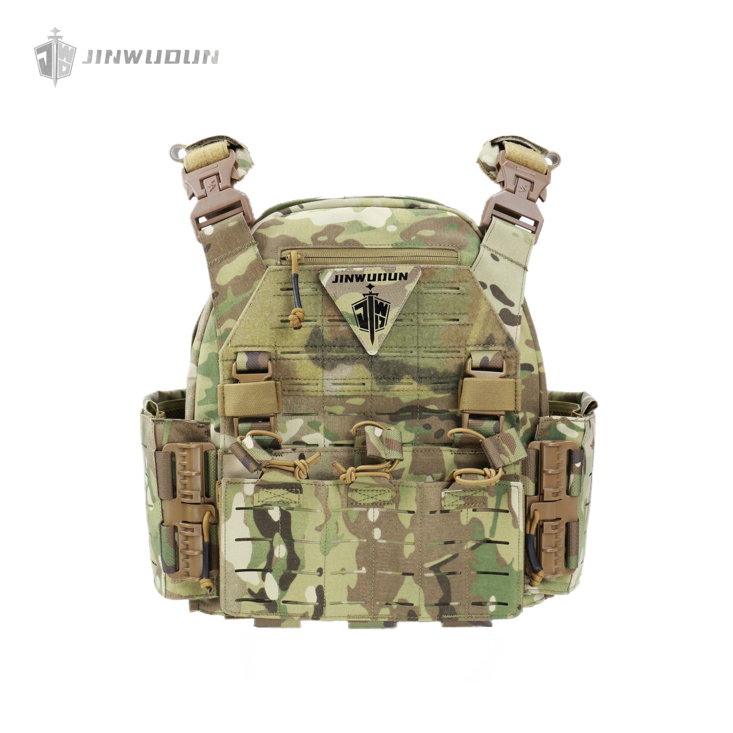 JWD-0719Multi-Function Military Tactical Vest with Fast-Release System - Ideal for Airsoft and Law Enforcement