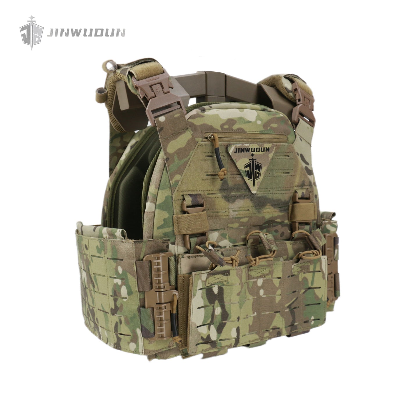 JWD-0719Multi-Function Military Tactical Vest with Fast-Release System - Ideal for Airsoft and Law Enforcement