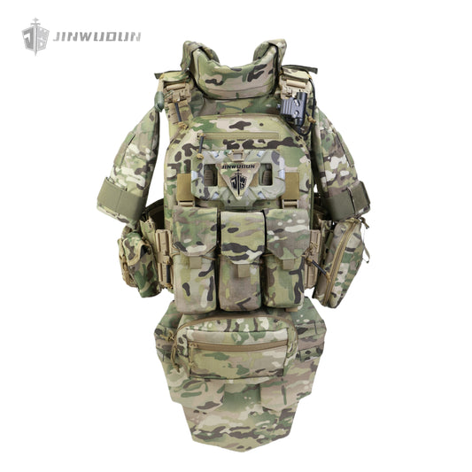 "Pioneer Z" NIJ IV level full protection bulletproof vest,MultiCam Military tactical vest body armor