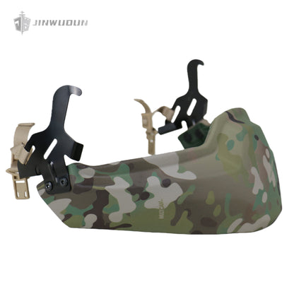 Level NIJ IIIA MICH helmet dedicated bulletproof jaw mask removable protective face mask