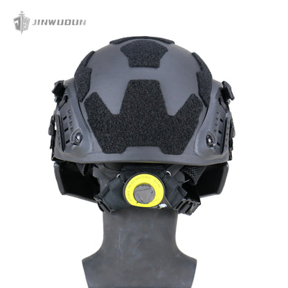 APA-05LT-MICH Full Protection Bulletproof Helmet Kit: Bulletproof Helmet + Jaw Protector + Goggles - NIJ IIIA Protection, 9x19mm Bullet.