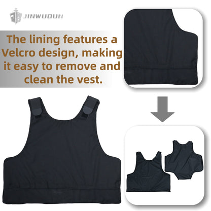 Concealed Lightweight Tactical Bulletproof Vest (US Standard IIIA)