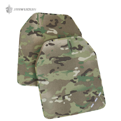 MC-coated Level 4 ballistic plate - alumina ceramic, compliant with US NIJ Level 4 standards.