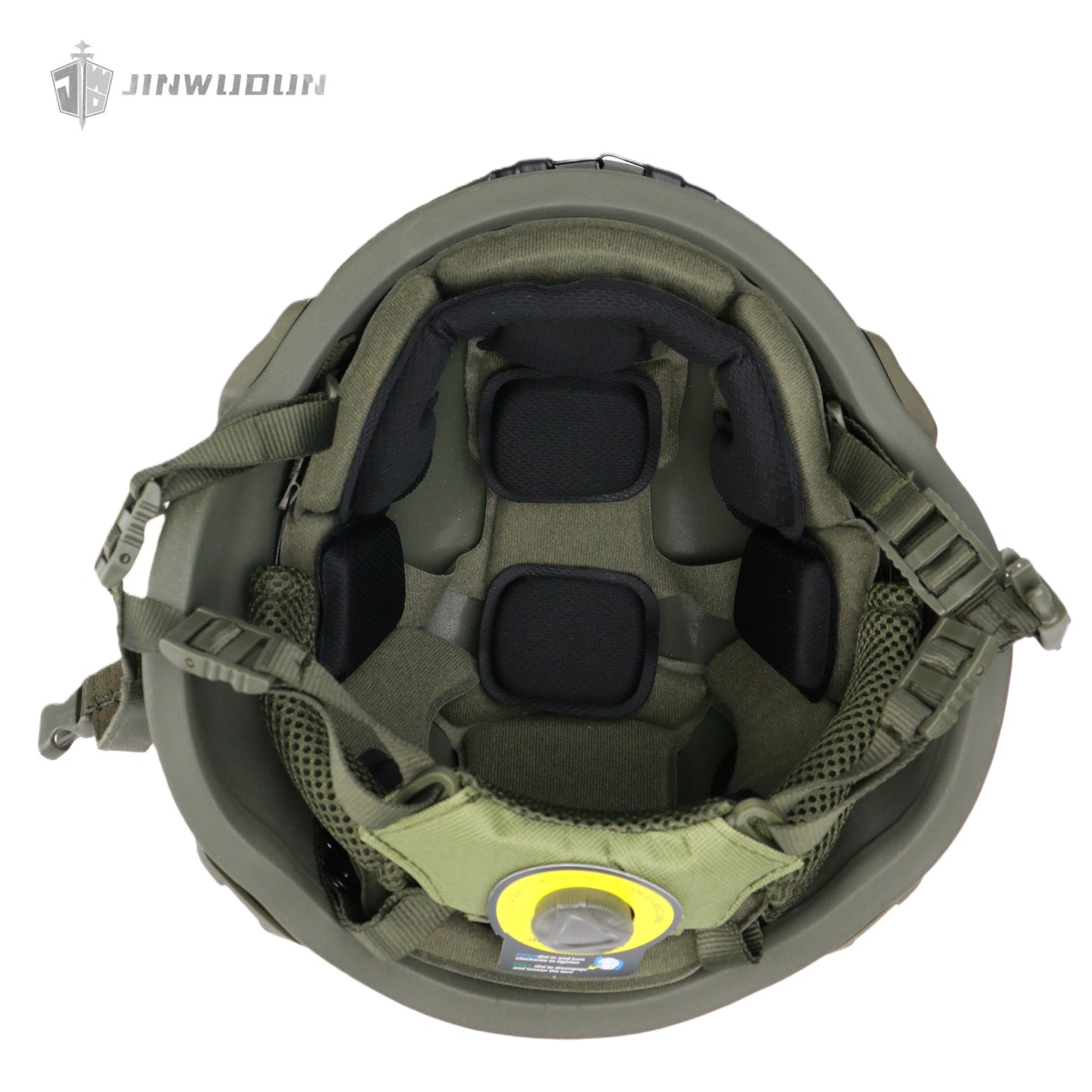 APA-05LT-MICH Full Protection Bulletproof Helmet Kit: Bulletproof Helmet + Jaw Protector + Goggles - NIJ IIIA Protection, 9x19mm Bullet.