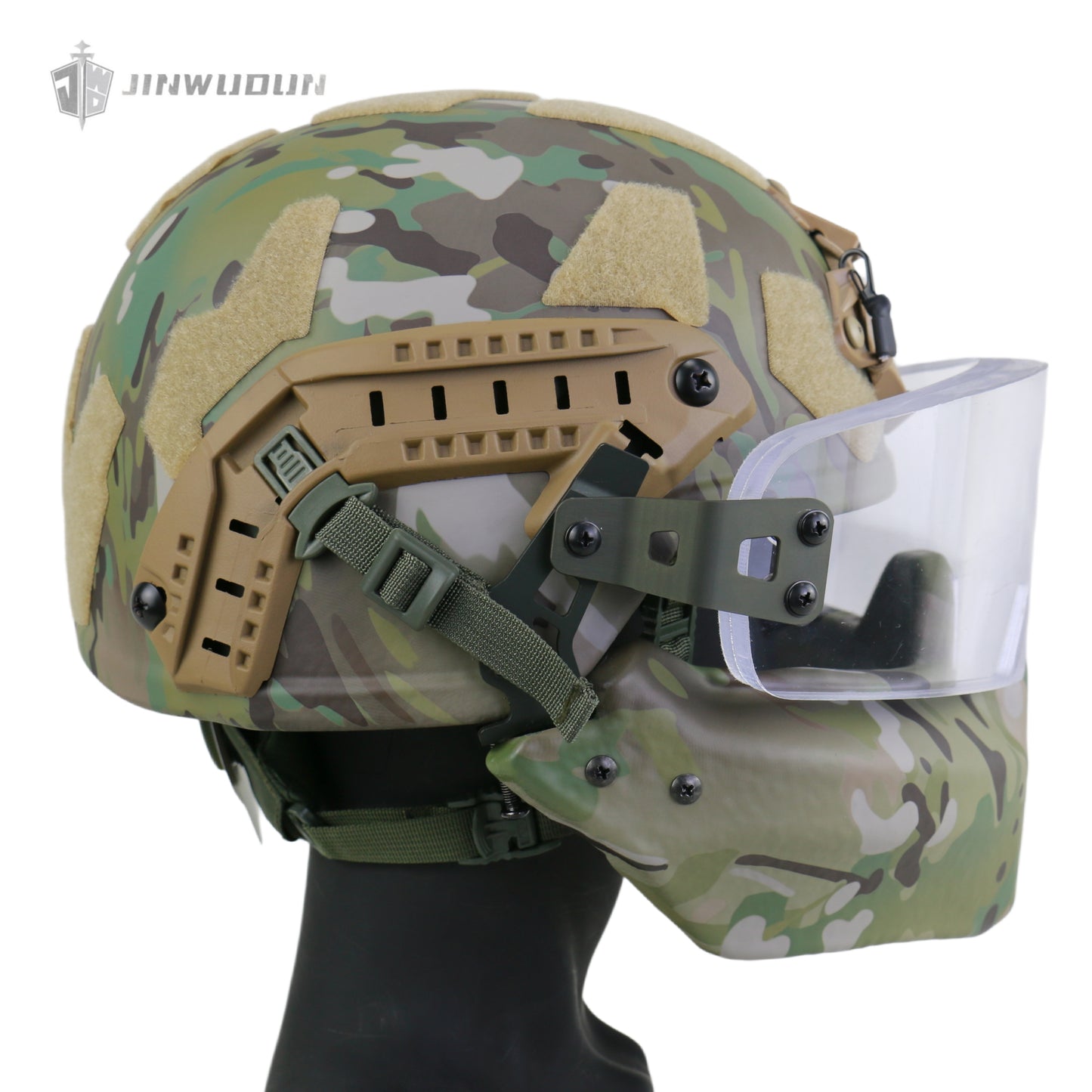all-round tactical ballistic helmet NIJ IIIA level bulletproof helmet