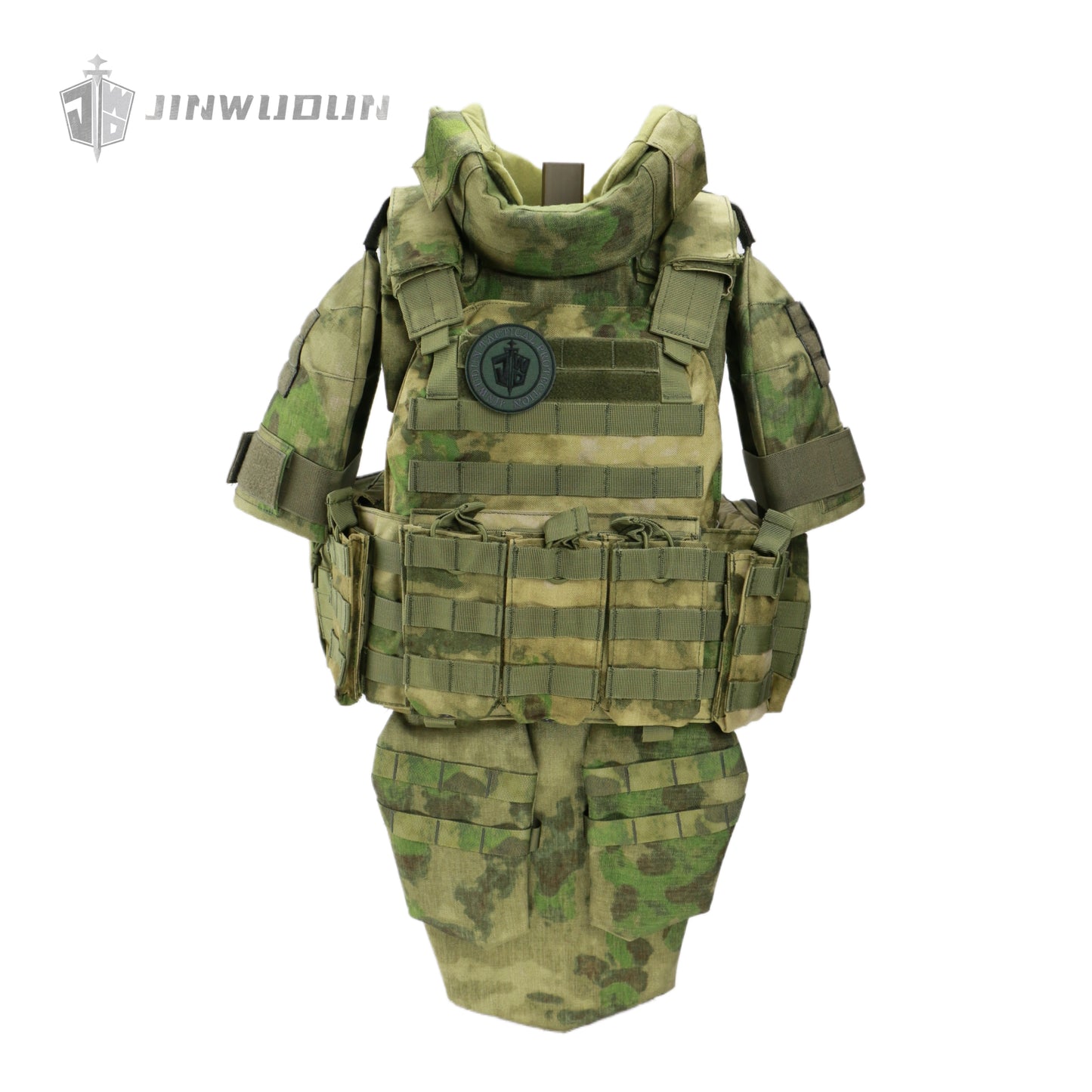 Fully protective tactical body armor - US NIJ standard level IV , modular and detachable