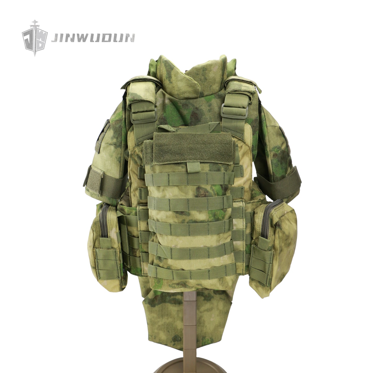 Fully protective tactical body armor - US NIJ standard level IV , modular and detachable