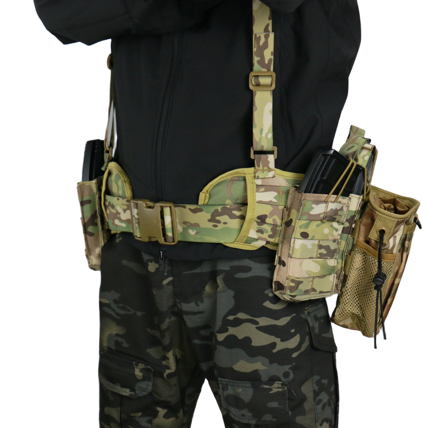 NIJ IV 6094 Tactical vest body armor/quick release system-MultiCam