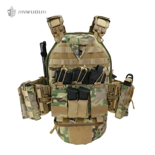 6094 tactical vest equipped with quick release buckle