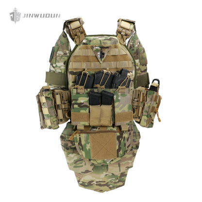 NIJ IV 6094 Tactical vest body armor/quick release system-MultiCam