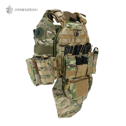 NIJ IV 6094 Tactical vest body armor/quick release system-MultiCam