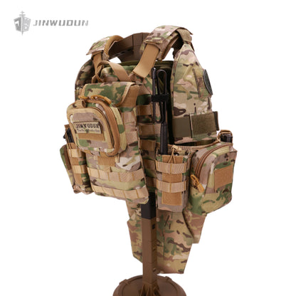 NIJ IV 6094 Tactical vest body armor/quick release system-MultiCam