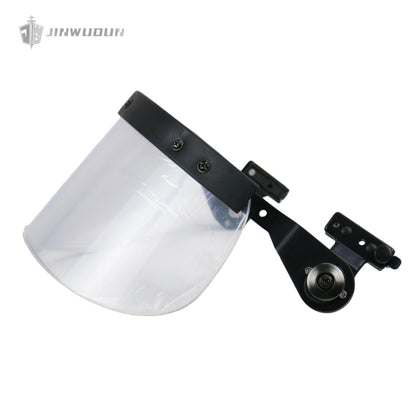 NIJ IIIA level bulletproof face shield with waterproof silicone layer, universal tactical equipment bulletproof face shield