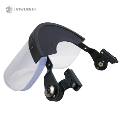 NIJ IIIA level bulletproof face shield with waterproof silicone layer, universal tactical equipment bulletproof face shield