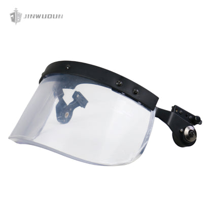 NIJ IIIA level bulletproof face shield with waterproof silicone layer, universal tactical equipment bulletproof face shield