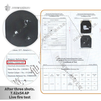 NIJ IV Level Ballistic Plate | 6x8 Inch Silicon Carbide Ceramic + PE Material