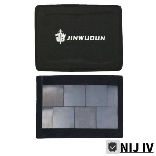 NIJ IV Level Ballistic Plate | 6x8 Inch Silicon Carbide Ceramic + PE Material
