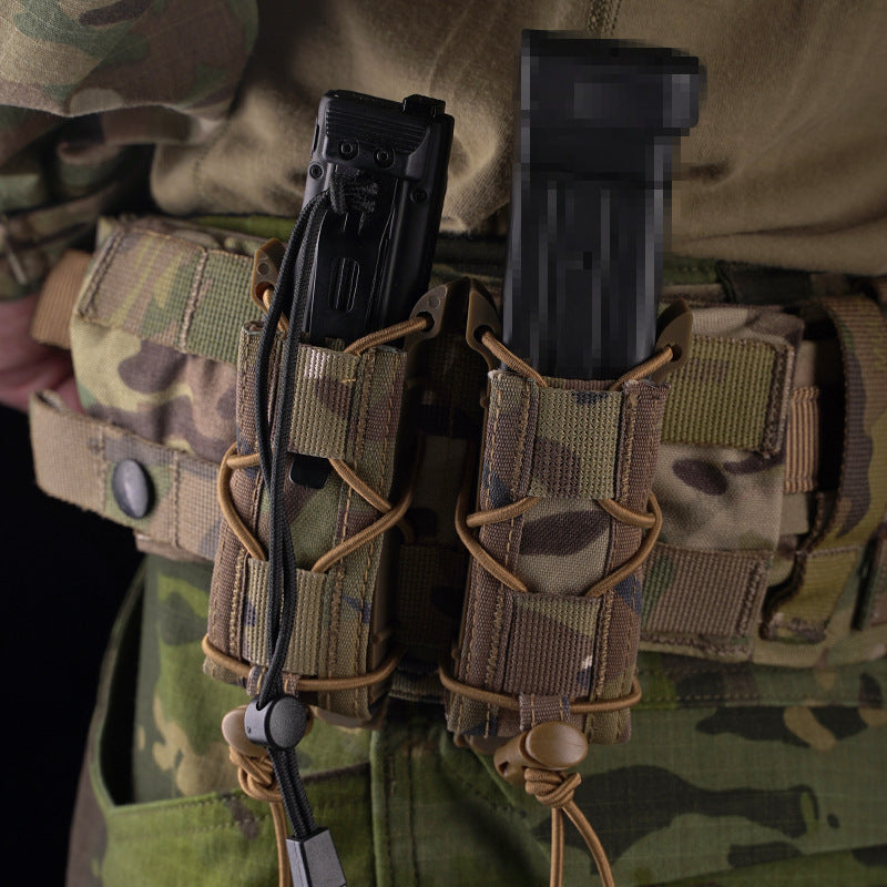 Tiger short double quick-draw function bag Molle mount adaptable tactical waist vest