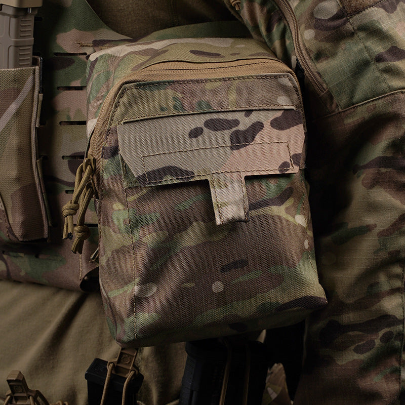 Lightweight MOLLE tactical vest waist belt auxiliary bag Lightweight multi-functional sundries bag