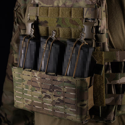 Multi-purpose triple function package MOLLE faceplate for VE-84-ACC-03/04