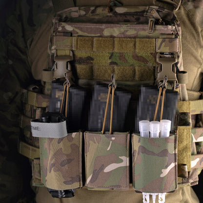 Multi-purpose triple function pack, suitable for various tactical vests 5.56/7.62 accessory pack