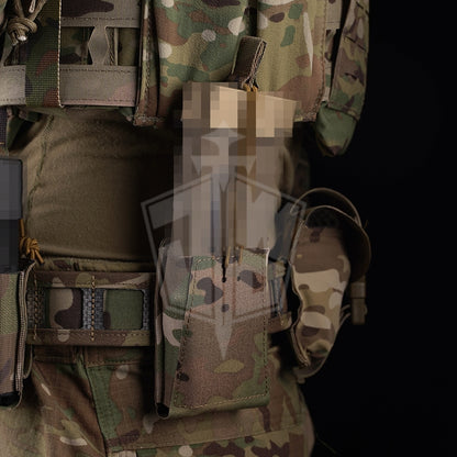 Lightweight and quick elastic rope fixed 5.56molle mount Attacker AR single-link function package
