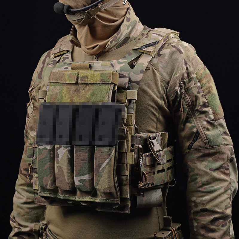 Lightweight assault props elastic function bag four-link elastic molle mounting tactical bag