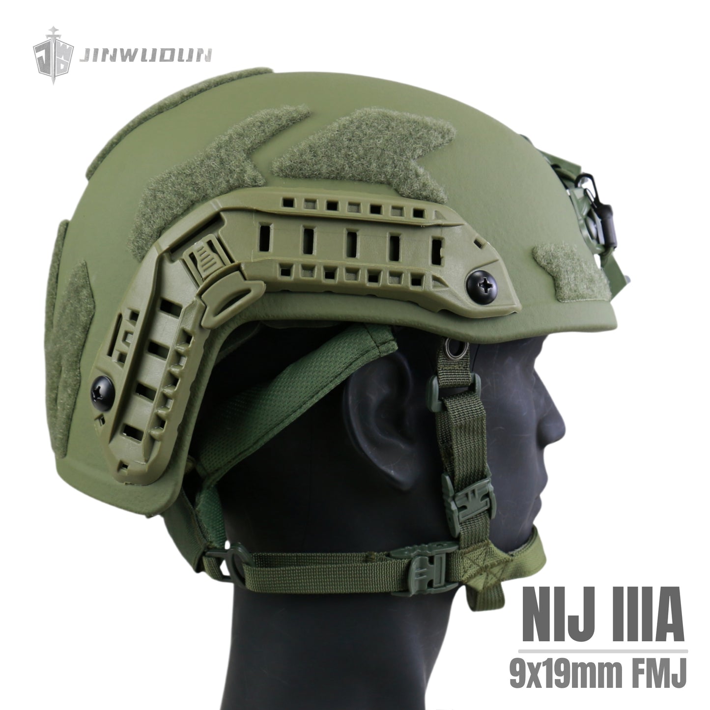 FAST SF2.0 Lightweight Tactical Ballistic Helmet NIJ IIIA 9×19 FMJ